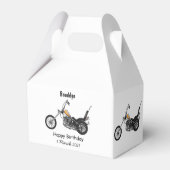 Ballotins Illustration de Chopper Motorcycle 1950 (Arrière)