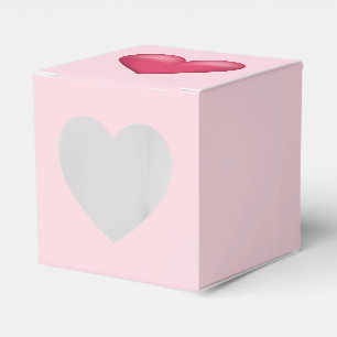 Ballotins Illustration de cœur rose sur fond couleur rose cl