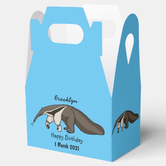 Ballotins Illustration de dessin animé d'Anteater happy (Ouvert)