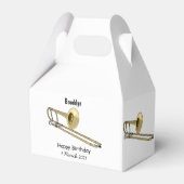 Ballotins Illustration de dessin animé de Trombone (Arrière)