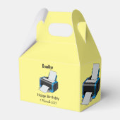 Ballotins Illustration de dessin d'imprimante (Arrière)