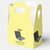 Ballotins Illustration de dessin sur ordinateur portable (Ouvert)