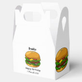 Ballotins Illustration de Hamburger (Ouvert)