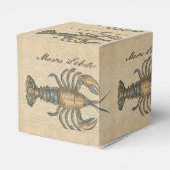 Ballotins Illustration de homard, fruits de mer du Maine (Arrière)