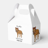 Ballotins Illustration de Hyena et de fleurs (Arrière)