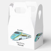 Ballotins Illustration de la bande dessinée d'un train à bal (Ouvert)