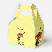 Ballotins Illustration de la brouette en brouette orange trè (Arrière)