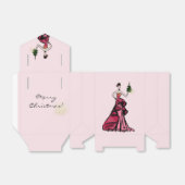 Ballotins Illustration de la mode de Noël avec arbre (Déplié)