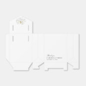 Ballotins Illustration de Magnolia blanc Mariage minimal mod (Déplié)