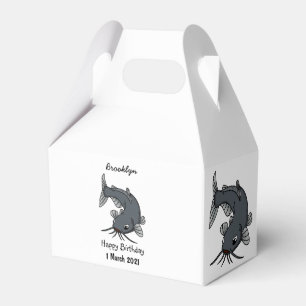 Ballotins Illustration de poisson-chat mignon en dessin anim