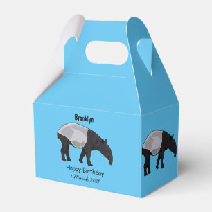 Ballotins illustration de tapir de dessin animé