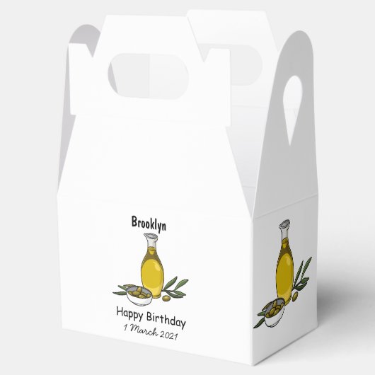 Ballotins Illustration d'huile d'olive (Ouvert)