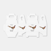 Ballotins Illustration d'oiseau faisan à cou circulaire (Déplié)