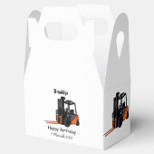 Ballotins Illustration du chariot élévateur (Ouvert)