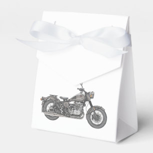 Ballotins Illustration du style de crayon de motocyclette Vi