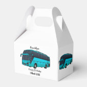 Ballotins Illustration d'un autobus à passagers moderne (Arrière)