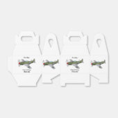 Ballotins Illustration d'un avion militaire (Déplié)