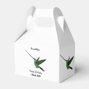 Ballotins Illustration d'un colibri à bec épée