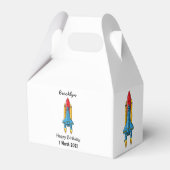 Ballotins Illustration d'un vaisseau de fusées (Arrière)