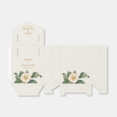 Ballotins Illustration florale blanche simple | MARIAGE (Déplié)