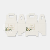 Ballotins Illustration florale blanche simple | MARIAGE (Déplié)