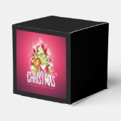 Ballotins Illustration graphique moderne de Noël rouge (Arrière)