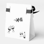 Ballotins Illustrations noires dessinées à la main Doodles M (Arrière)