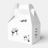 Ballotins Illustrations noires dessinées à la main Doodles M (Arrière)