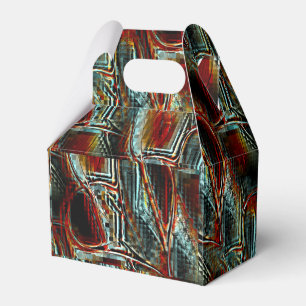 Ballotins Image de l'échelle pixélisée en corail cyan gris