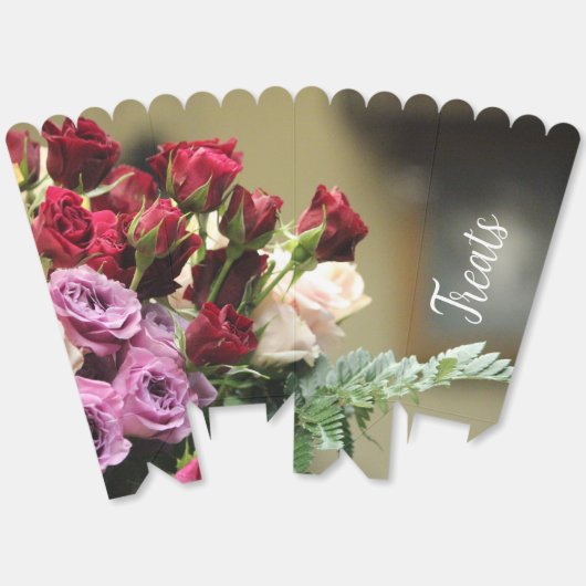 Ballotins Image florale rose (Déplié)