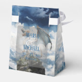 Ballotins Imaginaire Celtic Viking Dragon Wedding Favor Box (Arrière)