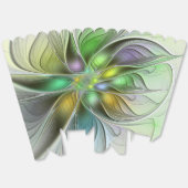 Ballotins Imaginaire coloré Fleur moderne Abstrait Fractal (Déplié)