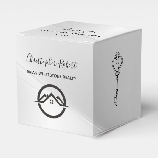 Ballotins Immobilier Argent Élégant (Verso)