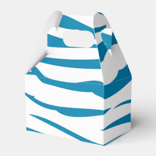 Ballotins Impression Aqua Blue Zebra