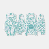 Ballotins Impression Aqua White Zebra (Déplié)