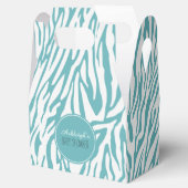 Ballotins Impression Aqua White Zebra (Ouvert)