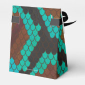 Ballotins Impression Brown et Turquoise de serpent (Arrière)