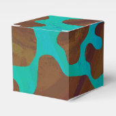 Ballotins Impression Brown et Turquoise de vache (Verso)