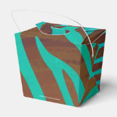 Ballotins Impression Brown et Turquoise Zebra (Arrière)