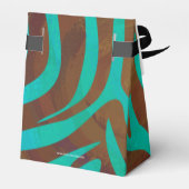 Ballotins Impression Brown et Turquoise Zebra (Arrière)