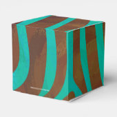 Ballotins Impression Brown et Turquoise Zebra (Arrière)