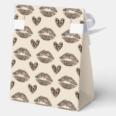 Ballotins Impression cheetah beige et noir chic (Verso)