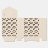 Ballotins Impression cheetah beige et noir chic (Déplié)