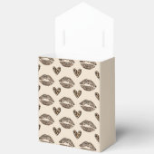 Ballotins Impression cheetah beige et noir chic (Ouvrir)