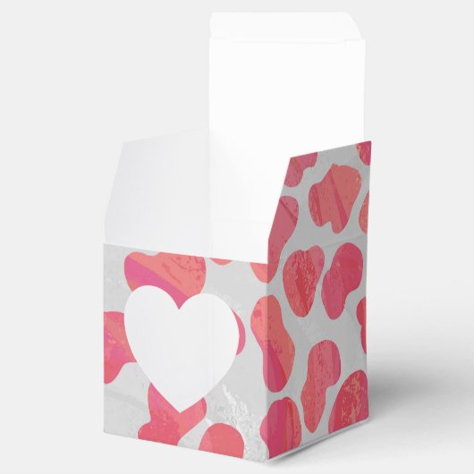 Ballotins Impression dalmate rose et blanc (Ouvert)
