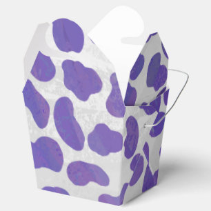 Ballotins Impression dalmate violet et blanche