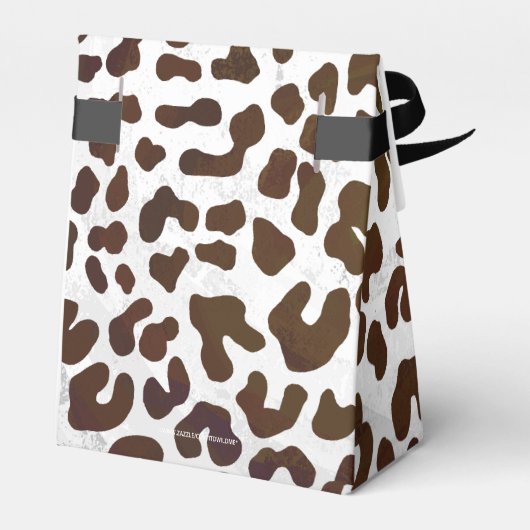 Ballotins Impression de chocolat léopard (Arrière)