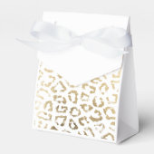 Ballotins Impression de guépard blanc chic simple (Verso)