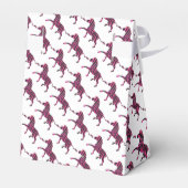 Ballotins Impression de silhouette de zèbre noir et rose vif (Arrière)