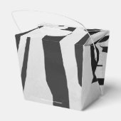Ballotins Impression de tigre noir et blanc (Arrière)